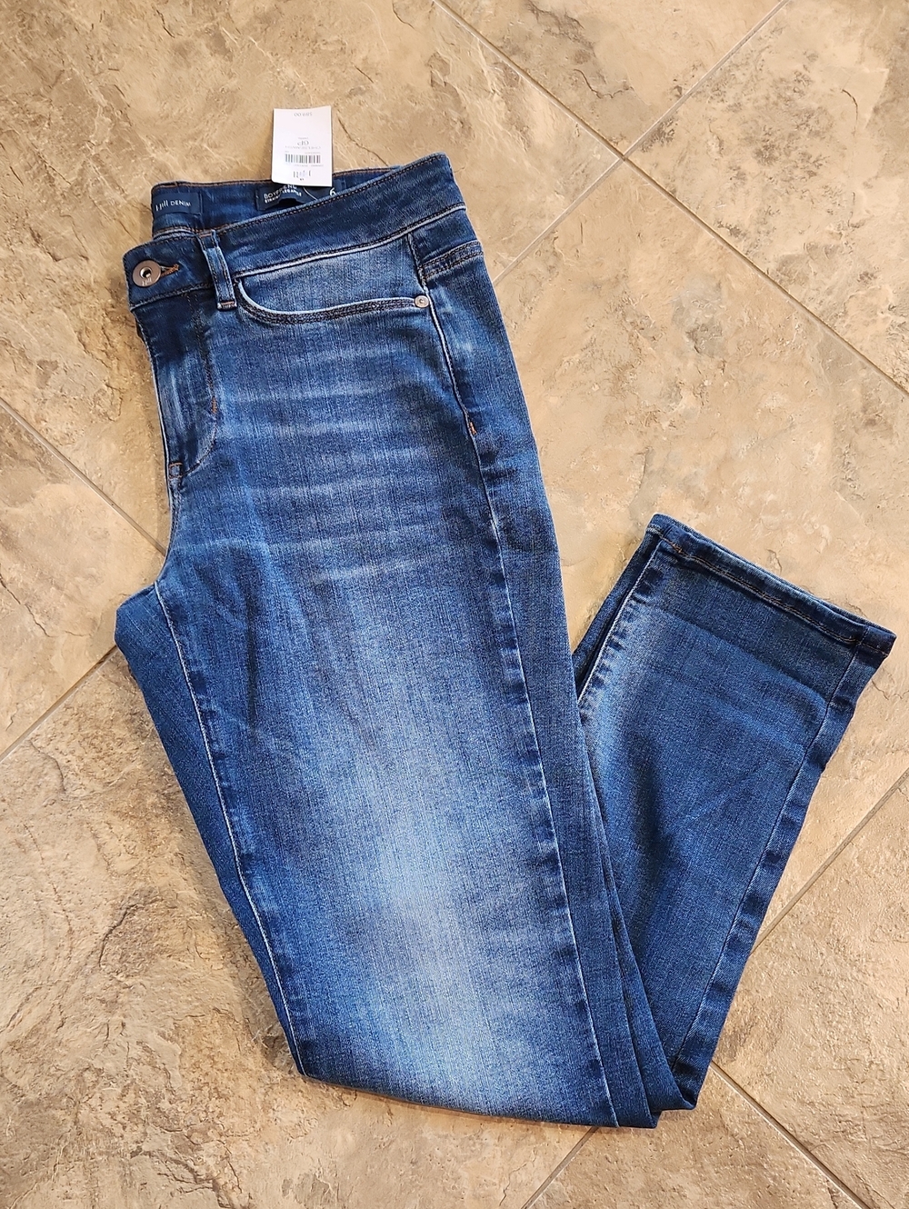 J. Jill Boyfriend Straight-leg Ankle Jean NWT Chelsea Wash 6P